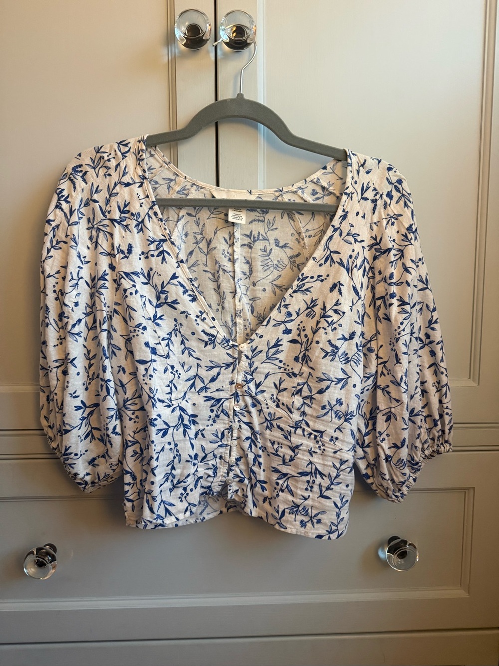 Linen Blend H&M Blouse